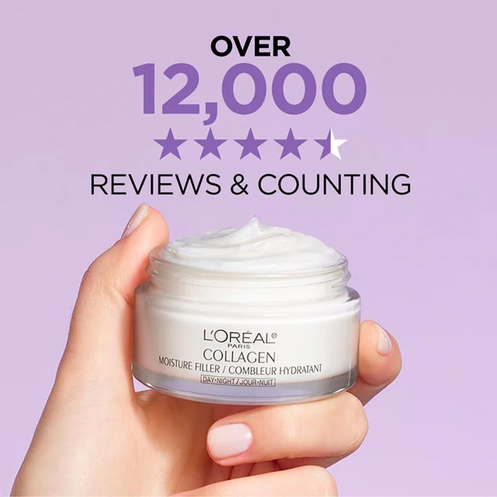 L'Oreal Paris Collagen Moisture Filler Day Night Cream, 1.7 oz - immagine 3